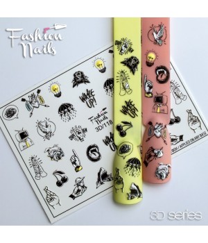 3D Слайдер Fashion Nails №118